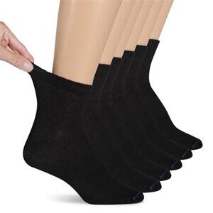 Mens Diabetic Circulation Socks Non Binding Moisture Wicking 6 Pair